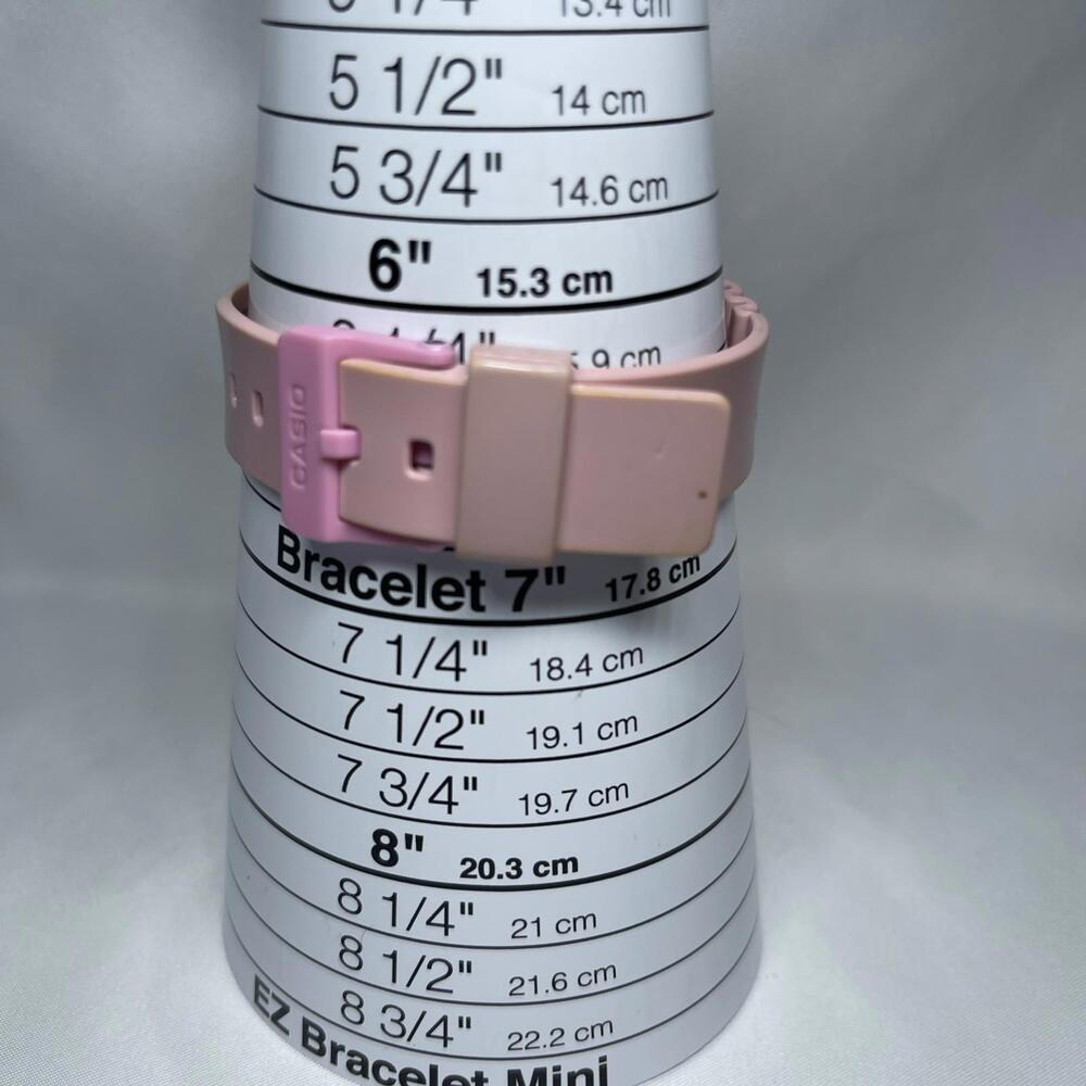 Casio Women's 100m Analog Pink Resin Watch LRW-200H - NEW Battery - Picture 6 of 7